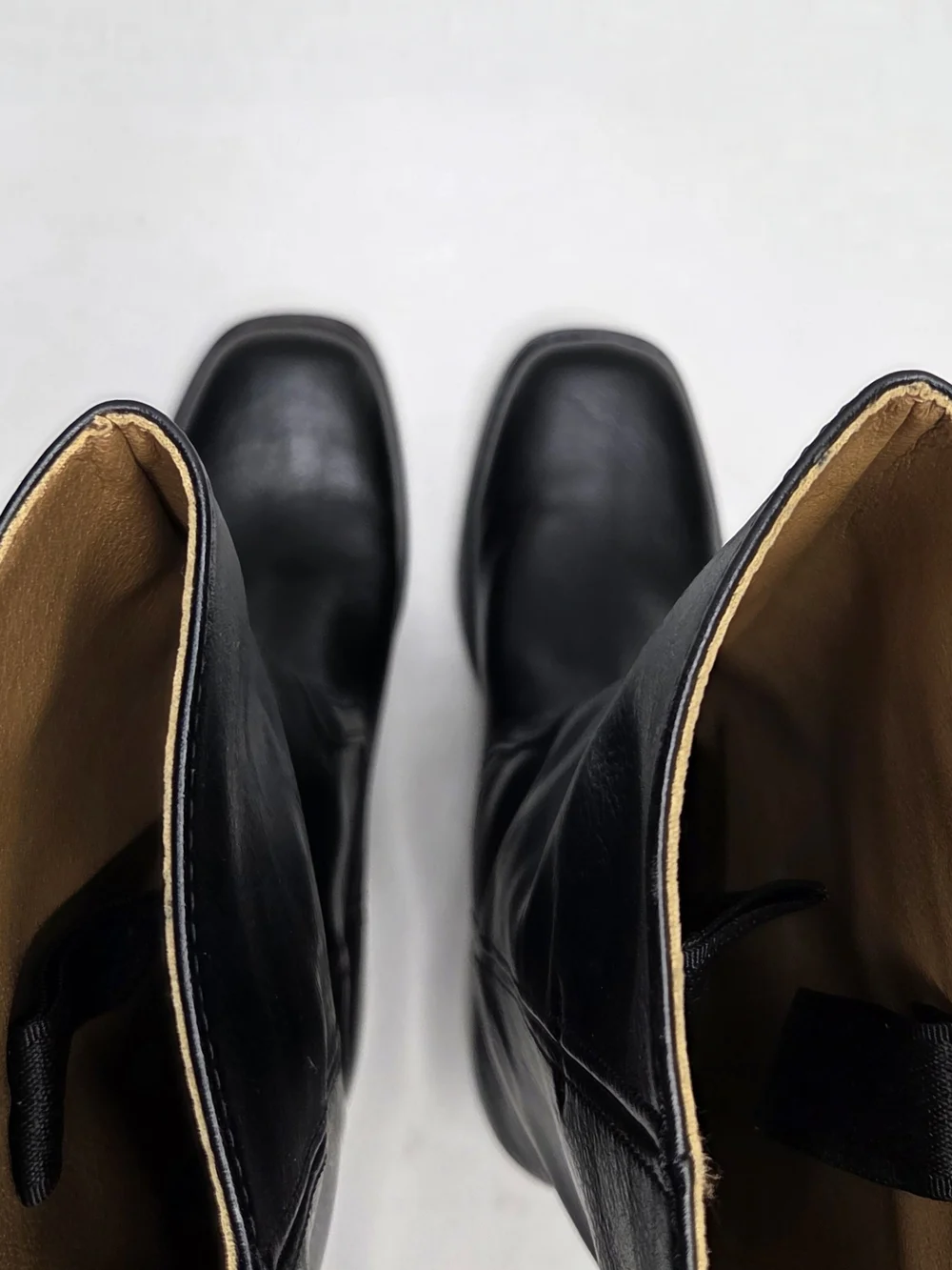 Frye and Co. Miranda 14 Boot Women 9M Stacked Heel Black Vegan Western Knee High - Picture 8 of 10